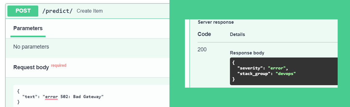 api response